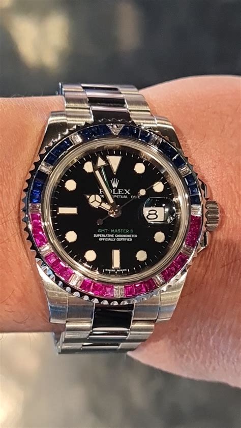 orologi gmt rolex quadrante rubini|rolex gmt master 2 prezzo.